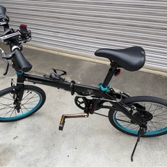 最終値下げ　ルノー　light10 折りたたみ自転車　20インチ　軽量　ヘルメット、収納運搬バッグ等オマケ有り の画像