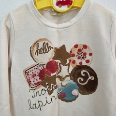 トロワラパン　スイーツ　長袖カットソー　120サイズ　子ども服　女の子　ロンTの画像