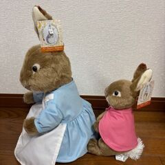 ぬいぐるみ未使用品ミセスラビット(ミディアム)フロプシー(スモール)の画像