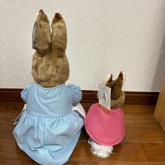 ぬいぐるみ未使用品ミセスラビット(ミディアム)フロプシー(スモール)の画像