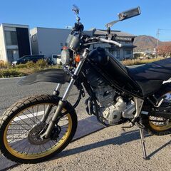 ヤマハ トリッカー DG10J キャブ 21-18インチ仕様 セロッカー 実動 書類付 吹け上がり良好 林道 トライアル エンデューロベースにもの画像