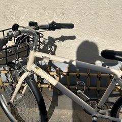 美品 アサヒサイクル CREAM 7段変速　自転車の画像