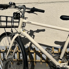 美品 アサヒサイクル CREAM 7段変速　自転車の画像