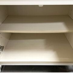 ニトリ シェルフ本体(ファル 1259)  キャビネット付き シェルフ+追加キャビネット(ファル36) ラック 棚 リビング収納 キッチン収納 ☆札幌市 白石店 の画像