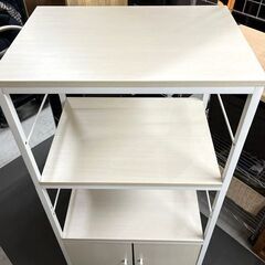 ニトリ シェルフ本体(ファル 1259)  キャビネット付き シェルフ+追加キャビネット(ファル36) ラック 棚 リビング収納 キッチン収納 ☆札幌市 白石店 の画像