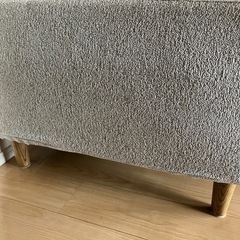 【お譲り先決まりました！】2.5人掛け ソファ　グレーの画像