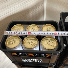 サッポロ生ビール　黒ラベル 350ml缶　収納ケース　10個の画像