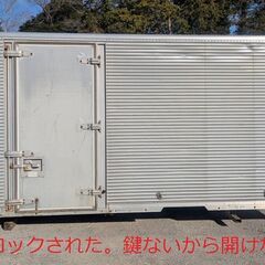 ♪八街B区SP68♪コンテナ♪物置♪側ドア開かない♪アルミ箱♪の画像