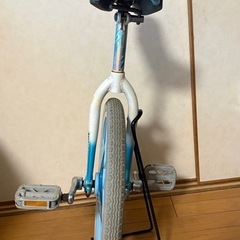 ブリヂストン　一輪車　水色の画像