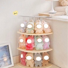 ぬいぐるみ フィギュア ディスプレイ ケース3個の画像