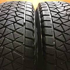 ☆美品☆ ジープ 純正スタッドレス 18インチ 7.5J PCD130 5穴 ET44.45 ハブ径約72 ブリヂストン ブリザック DM-V2 255/70R18 2015年 4本 NG416の画像