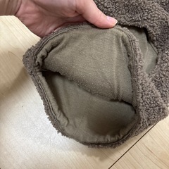 キッズ帽子＆マフラー（クマ アンパンマン）の画像