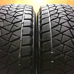 ☆美品☆ ジープ 純正スタッドレス 18インチ 7.5J PCD130 5穴 ET44.45 ハブ径約72 ブリヂストン ブリザック DM-V2 255/70R18 2015年 4本 NG416の画像