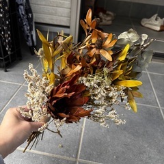 ドライフラワー スワッグの画像