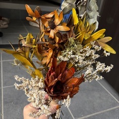 ドライフラワー スワッグの画像