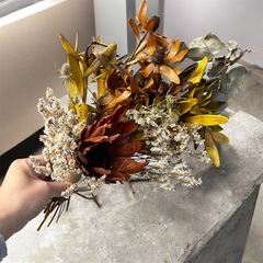 ドライフラワー スワッグの画像