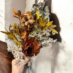 ドライフラワー スワッグの画像