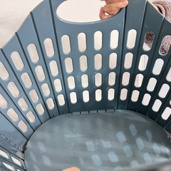 新品未使用　
洗濯かご　折りたたみ　格安 の画像