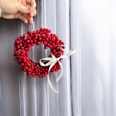 クリスマス サンキライ リースの画像