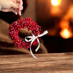 クリスマス サンキライ リースの画像