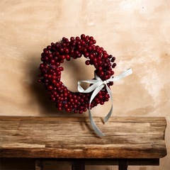 クリスマス サンキライ リースの画像