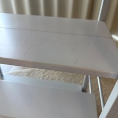 キッチンワゴン 棚位置自在 キャスター付きの画像