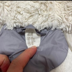 H&M ダウンオールインワンスーツ ジャンプスーツ 70cmの画像
