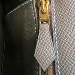 エルメス ケリー25 外縫い エプソン エトゥープ G金具 W 刻印の画像