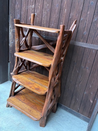 木製飾棚、本棚