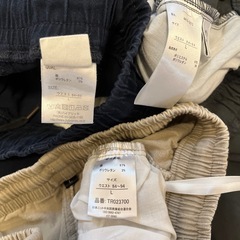 メンズ　パンツ　長ズボン　短パン　ハーフパンツ　の画像