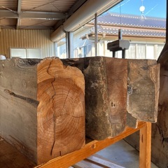 欅材　角材　古材　3本セットの画像