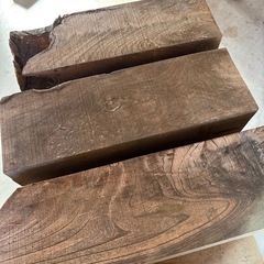 欅材　角材　古材　3本セットの画像