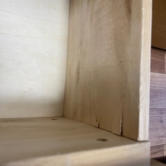 無印木製シングルベッドフレームの画像