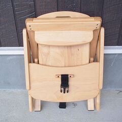 大和屋 yamatoya 木製ローチェア  ベビーチェア 子ども椅子 折り畳みの画像