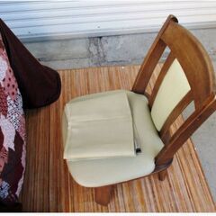 上久商店　コタツ　炬燵ダイニング　　専用椅子　2脚セット　チェア　2人用　こたつ　暖房器具　引取り歓迎 679ZSの画像