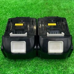 マキタ(makita) BL1860B リチウムイオンバッテリー 18V/6.0Ah 2個セット　充電回数11回、10回【船橋馬込店】【店頭取引限定】【中古】管理番号：ITT4GVG9Q0W8の画像