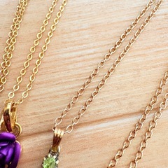 アンティーク ネックレス 2本 セットの画像