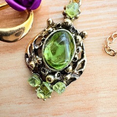 アンティーク ネックレス 2本 セットの画像