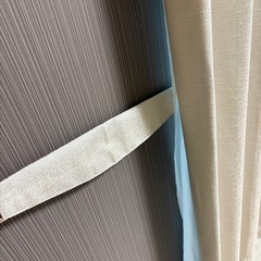 【ニトリ】遮光1級・遮熱・遮音カーテン 2枚　ベージュ　178cmの画像