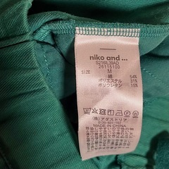 ［美品］nico and … レディース　ワイドパンツ　Mサイズの画像