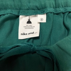 ［美品］nico and … レディース　ワイドパンツ　Mサイズの画像