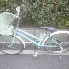 整備済み中古自転車　22インチ　税別￥4.980-　子供車　水色1217の画像