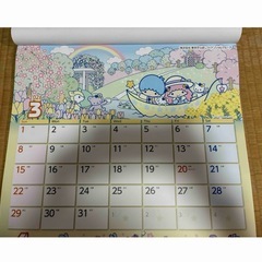 ☆12.20までセール中☆ 2026年　「リトルツインスターズ」　カレンダーの画像
