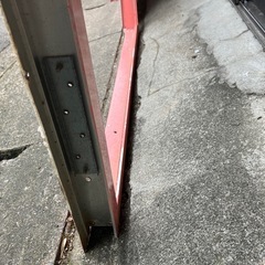 ドア　アルミ製　鍵付きの画像