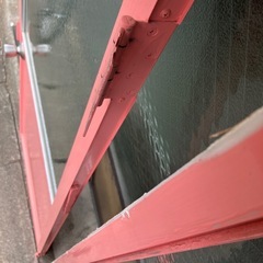 ドア　アルミ製　鍵付きの画像