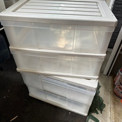 2段引出し収納ケースの画像