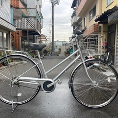 丸石27インチオートライト内装3段変速付きの画像