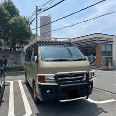 ハイエース　グリルガードの画像