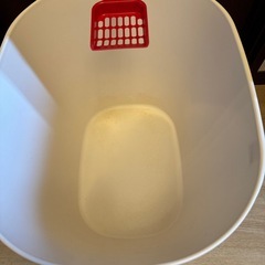 【受渡し決定】猫用トイレ  ホワイト②の画像