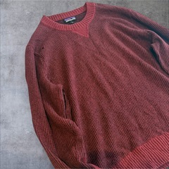 Patagonia オフカントリークルーネック セーター XL相当 ワインレッドの画像